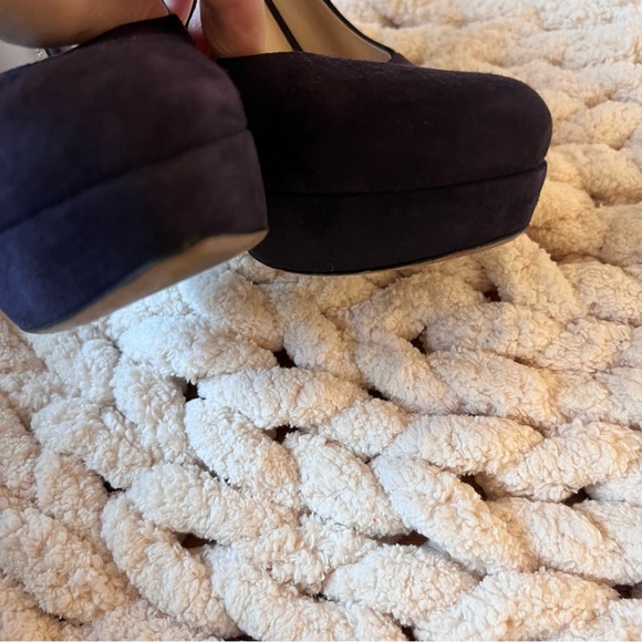 PRADA Purple Suede Platform Pumps – Women’s Size 37.5 – Made in Italy – Elegant - Picture 13 of 16